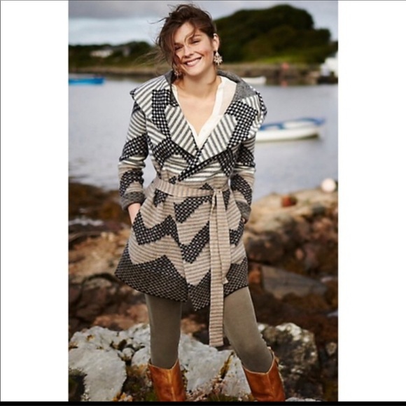 Anthropologie field flower sweater coat Clearance